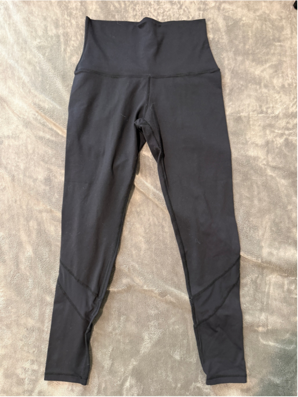 Women's Lululemon Leggings Size M Black High Rise Athletic Pants